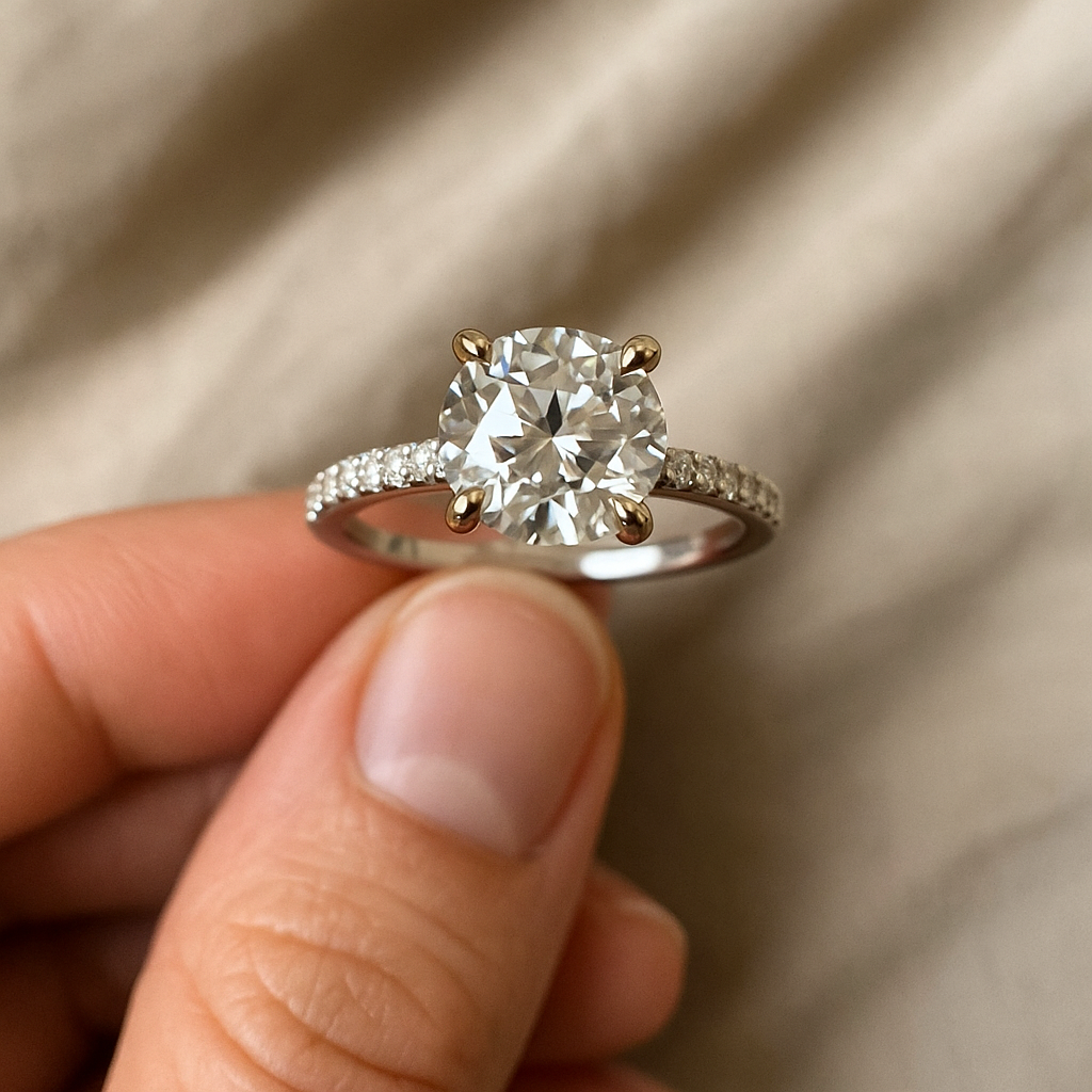 Pave Style Engagement Rings