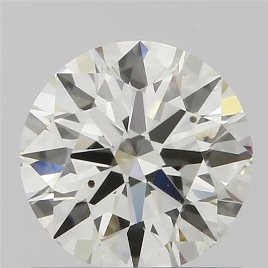 0.72ct Round Natural Diamond (Colour J, Clarity VS2, Cut EX, IGI Certified)